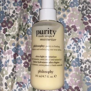 Purity made simple moisturizer 4.7 oz